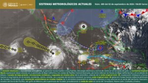 Clima || LLUVIAS PUNTUALES MUY FUERTES EN BAJA CALIFORNIA SUR, SONORA, CHIHUAHUA, NAYARIT Y MICHOACÁN
